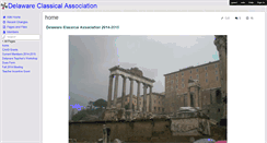 Desktop Screenshot of delawareclassicalassociation.wikispaces.com