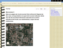 Tablet Screenshot of circuito-escolar08.wikispaces.com