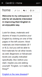 Mobile Screenshot of camb12.wikispaces.com