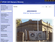 Tablet Screenshot of ipem326marianomoreno.wikispaces.com