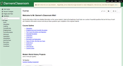 Desktop Screenshot of dannersclassroom.wikispaces.com