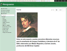 Tablet Screenshot of 4lenguaeso.wikispaces.com
