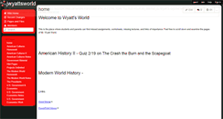 Desktop Screenshot of jwyattsworld.wikispaces.com