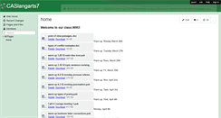 Desktop Screenshot of caslangarts7.wikispaces.com