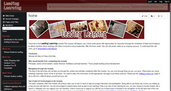 Desktop Screenshot of leadinglearning.wikispaces.com