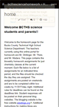 Mobile Screenshot of bcthssciencehomework.wikispaces.com