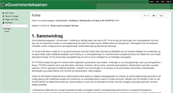 Desktop Screenshot of egovernmenteksamen.wikispaces.com