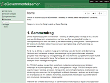 Tablet Screenshot of egovernmenteksamen.wikispaces.com