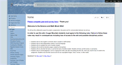 Desktop Screenshot of cmjhscimathblock.wikispaces.com