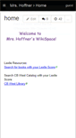 Mobile Screenshot of ehoffner.wikispaces.com