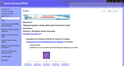 Desktop Screenshot of earlyliteracyskills.wikispaces.com