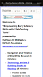 Mobile Screenshot of earlyliteracyskills.wikispaces.com