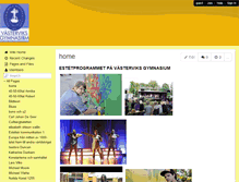 Tablet Screenshot of estetprogrammet.wikispaces.com