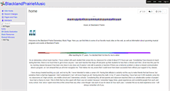 Desktop Screenshot of blacklandprairiemusic.wikispaces.com