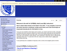 Tablet Screenshot of catesoladultlevel.wikispaces.com