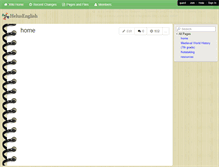 Tablet Screenshot of helusenglish.wikispaces.com