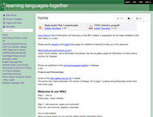 Tablet Screenshot of learning-languages-together.wikispaces.com