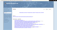 Desktop Screenshot of adultedbudgetcuts.wikispaces.com