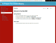 Tablet Screenshot of a-prayer-for-owen-meany.wikispaces.com
