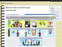 Tablet Screenshot of madameguylaine.wikispaces.com