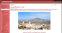 Desktop Screenshot of lengua1enjodar.wikispaces.com
