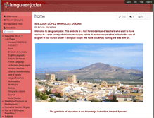 Tablet Screenshot of lengua1enjodar.wikispaces.com