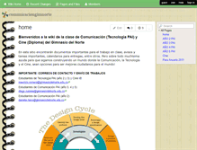 Tablet Screenshot of comunicaciongimnorte.wikispaces.com