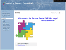 Tablet Screenshot of glenhopesecondgradepat.wikispaces.com