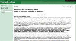 Desktop Screenshot of cursodebiologia.wikispaces.com