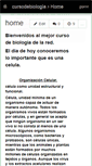 Mobile Screenshot of cursodebiologia.wikispaces.com