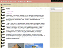 Tablet Screenshot of difusionismo.wikispaces.com