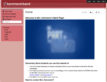 Tablet Screenshot of kemmererband.wikispaces.com