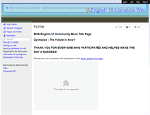 Tablet Screenshot of bhsenglish10.wikispaces.com