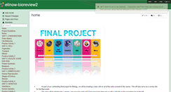 Desktop Screenshot of elinow-bioreview2.wikispaces.com
