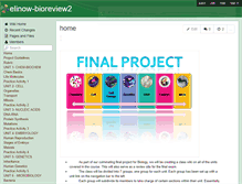 Tablet Screenshot of elinow-bioreview2.wikispaces.com