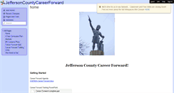 Desktop Screenshot of jeffersoncountycareerforward.wikispaces.com