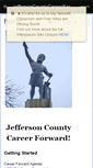 Mobile Screenshot of jeffersoncountycareerforward.wikispaces.com