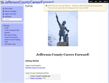 Tablet Screenshot of jeffersoncountycareerforward.wikispaces.com