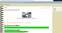 Desktop Screenshot of andersonalgebra1.wikispaces.com