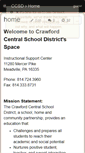 Mobile Screenshot of ccsd.wikispaces.com