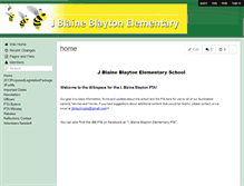 Tablet Screenshot of jbblayton-pta.wikispaces.com