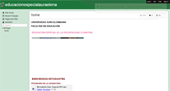 Desktop Screenshot of educacionespecialauraelena.wikispaces.com