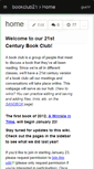 Mobile Screenshot of bookclub21.wikispaces.com