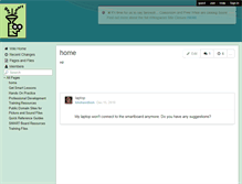 Tablet Screenshot of getsmartboard.wikispaces.com