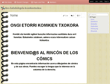 Tablet Screenshot of iheo-baliabidegela-komikientxokoa.wikispaces.com