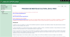 Desktop Screenshot of lamusicaperuana.wikispaces.com