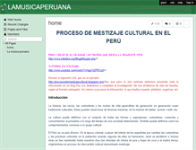 Tablet Screenshot of lamusicaperuana.wikispaces.com
