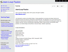 Tablet Screenshot of jfaulon.wikispaces.com