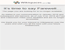 Tablet Screenshot of pbscert.wikispaces.com