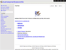 Tablet Screenshot of buenaspracticascontic.wikispaces.com